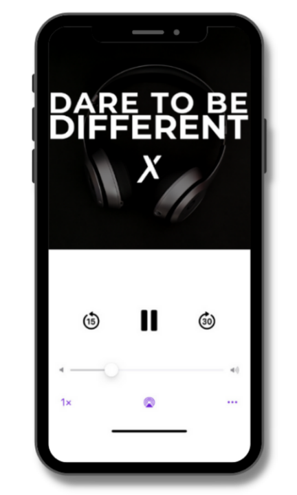 joe altieri dare to be different podcast cover mobile view