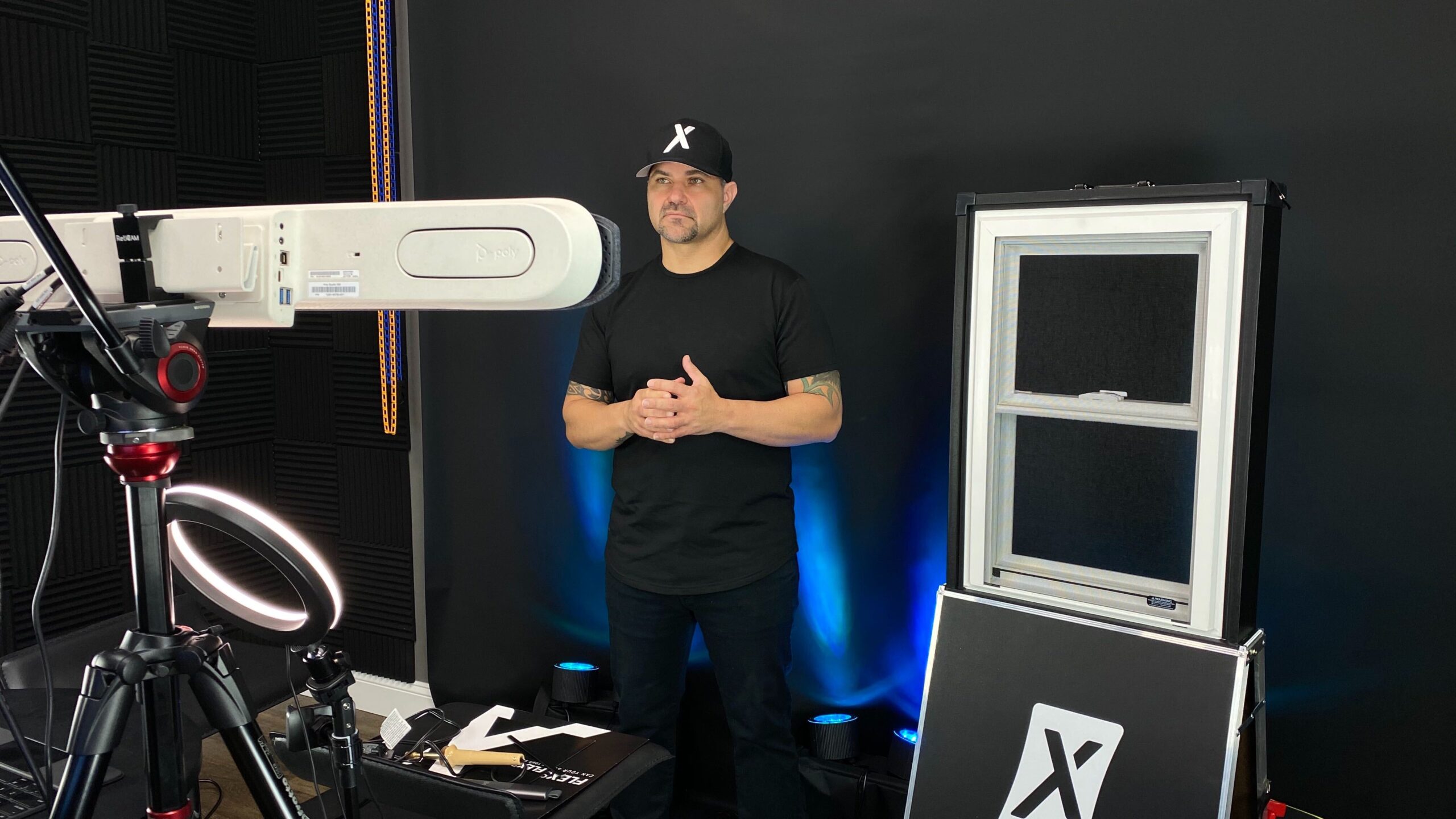 Joe in studio1 scaled - Joe Altieri - Shark Tank Entrepreneur - FlexScreen